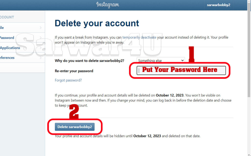 How to Delete Instagram Account in 2023 Temp & Completely - 3