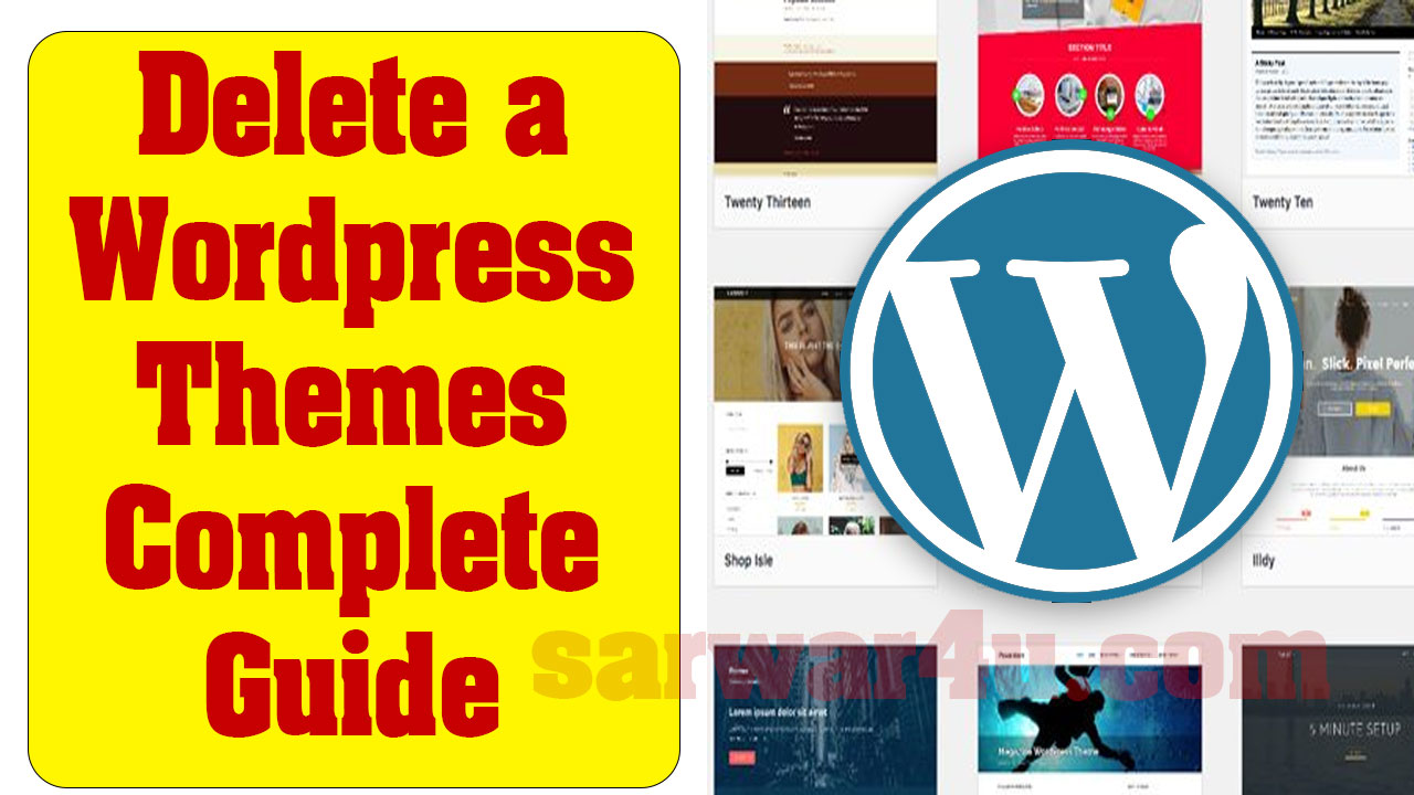 How to Delete a WordPress Theme Best Methods