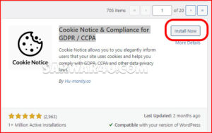 Adding a WordPress Cookie Consent notice banner with plugin 2